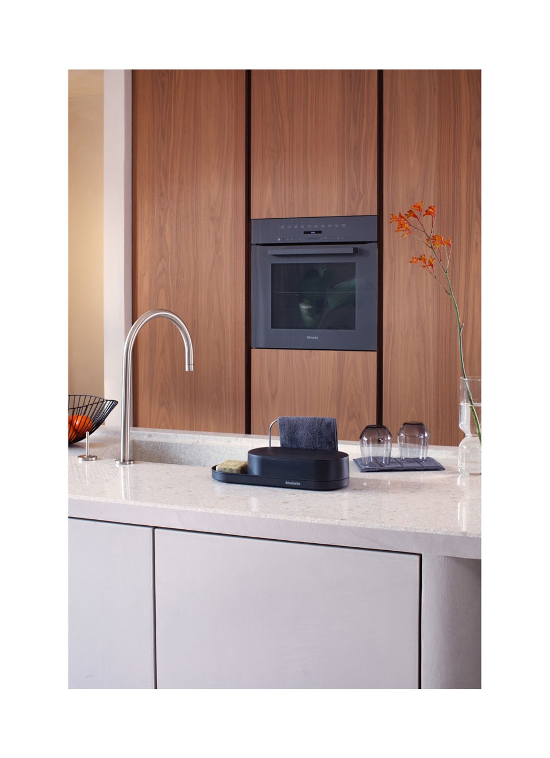 Brabantia SinkStyle gootsteen organizer - detail 5 middengrijs