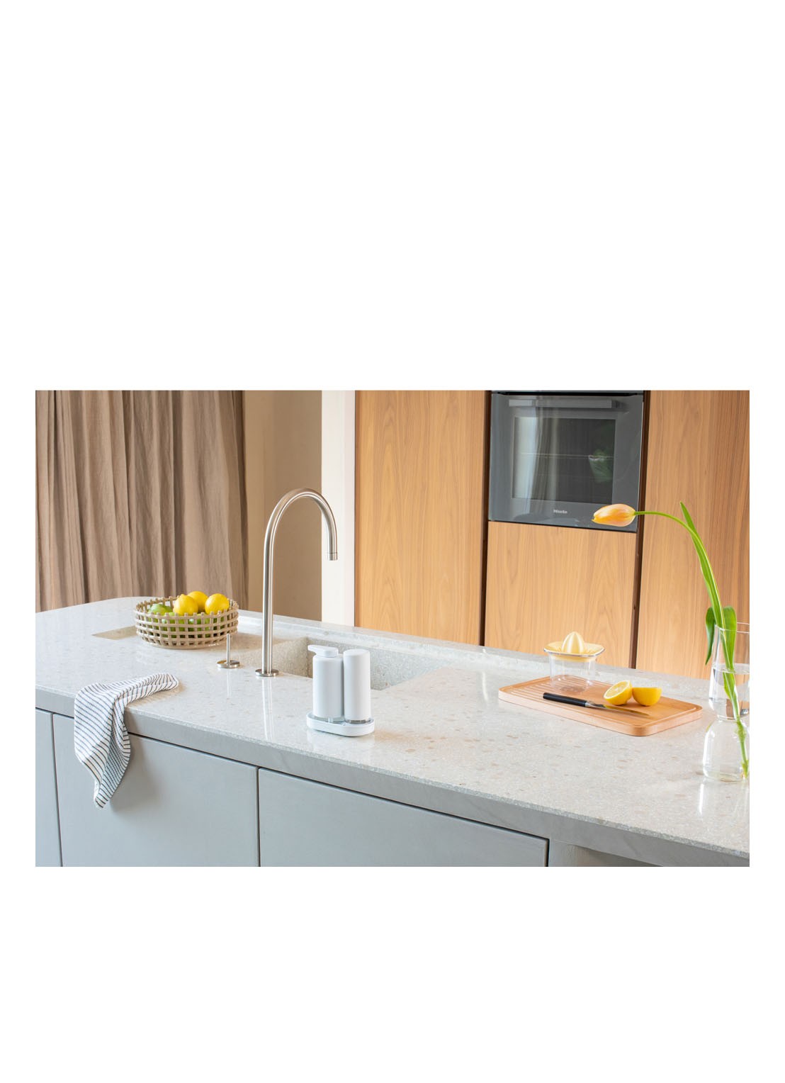 Brabantia SinkStyle zeepdispenser set  - detail 6 wit