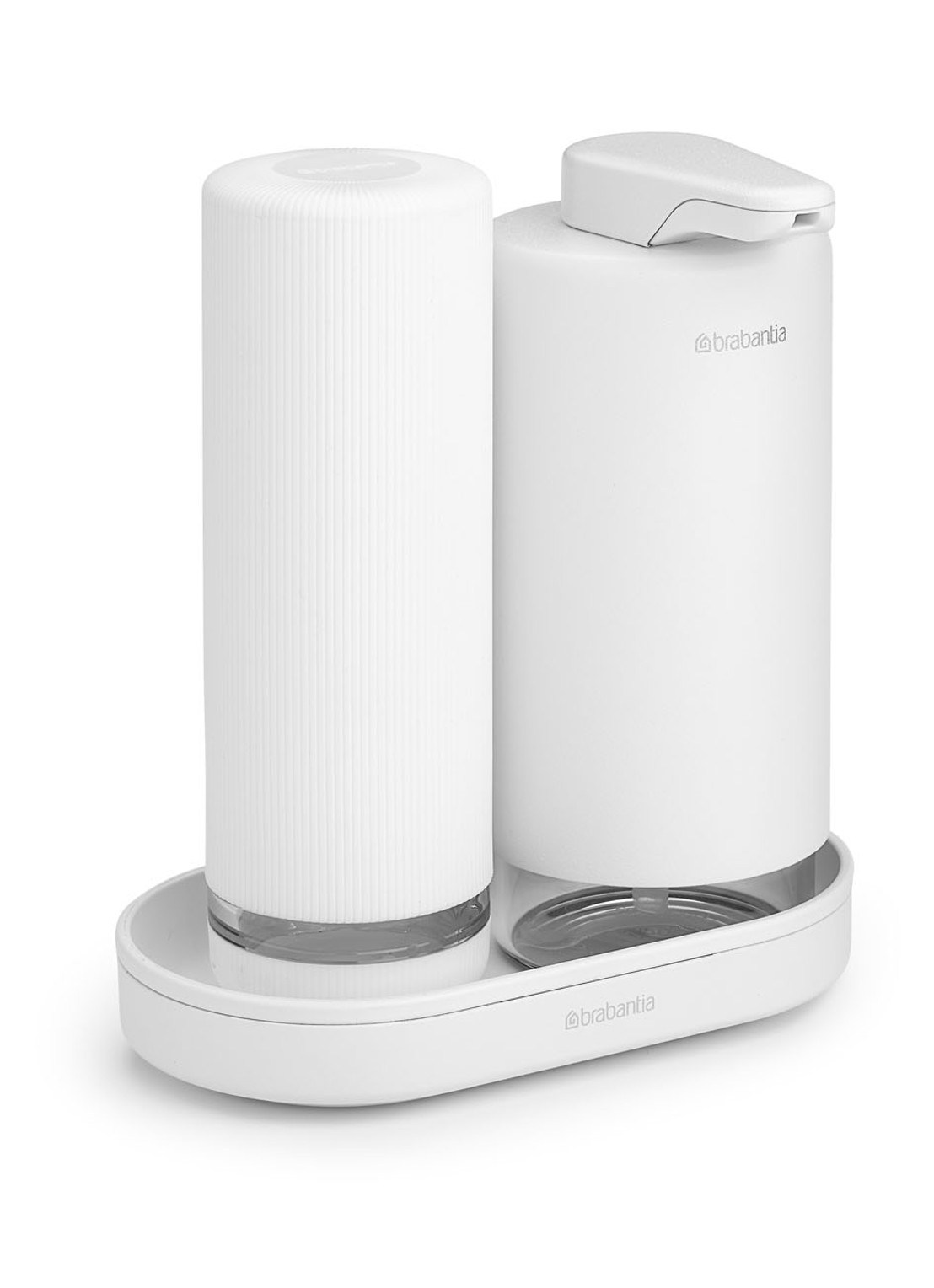 Brabantia SinkStyle zeepdispenser set  - voorkant 2 wit