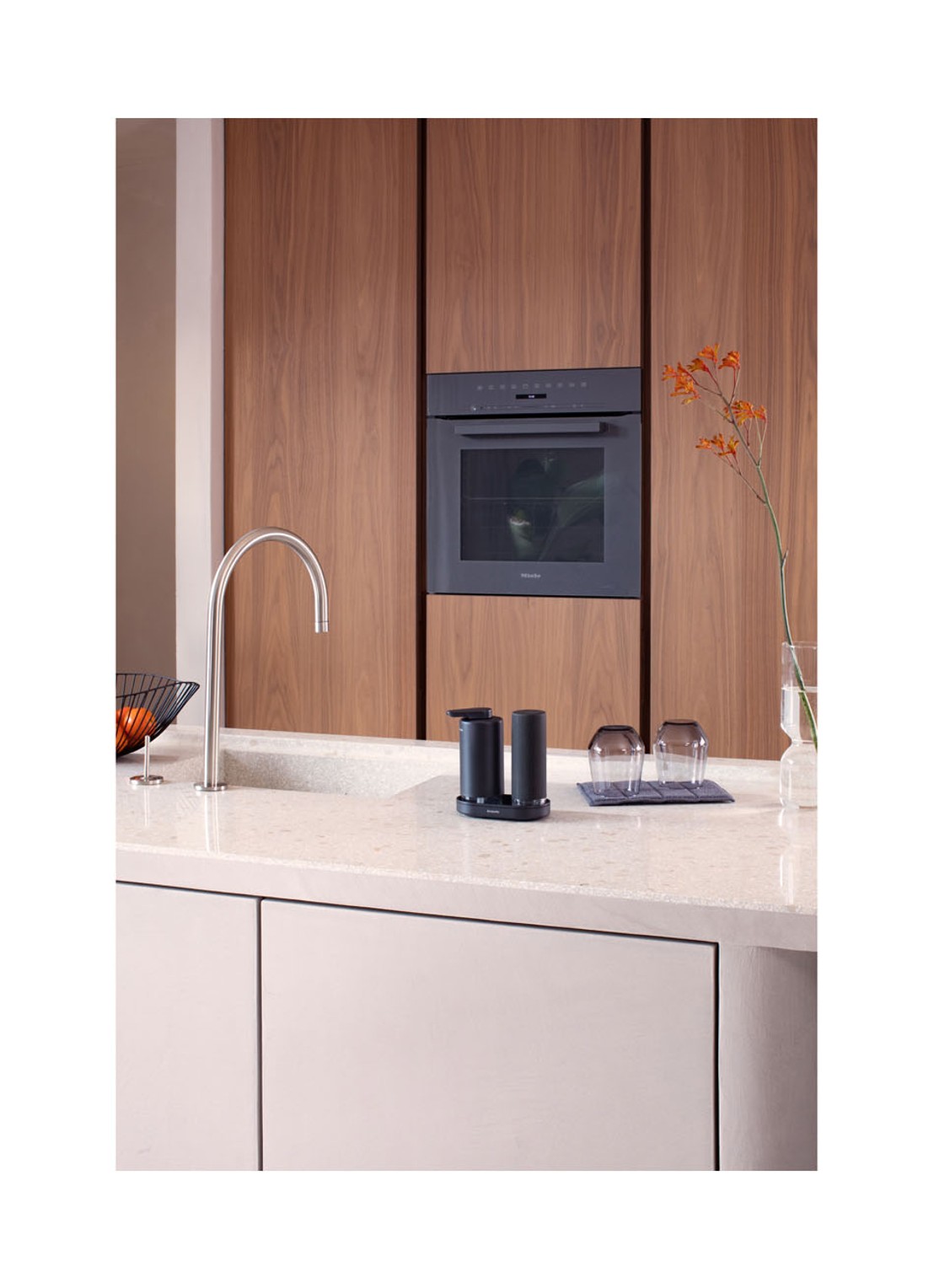 Brabantia SinkStyle zeepdispenser set  - detail 6 middengrijs