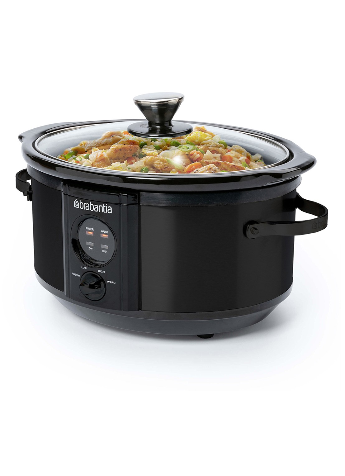 Brabantia Slowcooker BBEK1081MB - voorkant 7 zwart