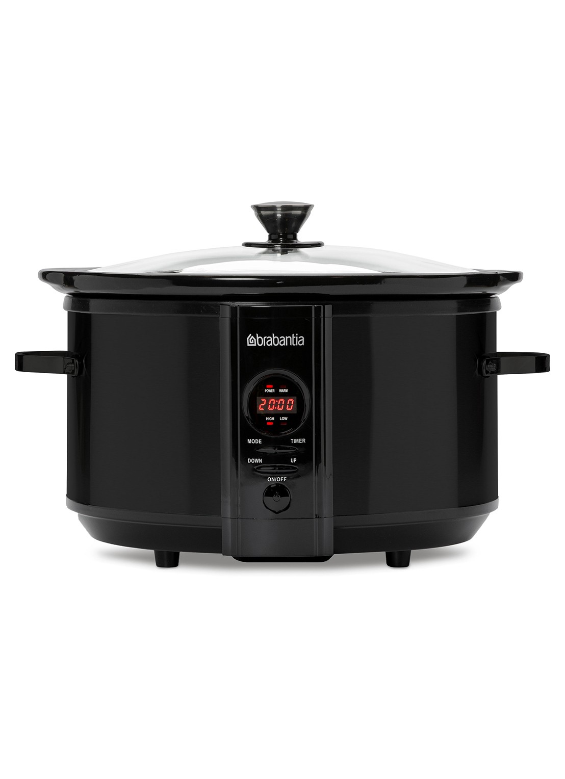 Brabantia Slowcooker BBEK1083MB - voorkant 6 zwart