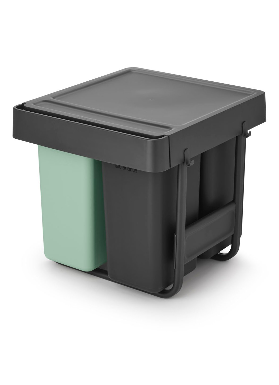 Brabantia Sort & Go inbouw prullenbak 10 + 10 + 20 liter - voorkant 7 multicolor