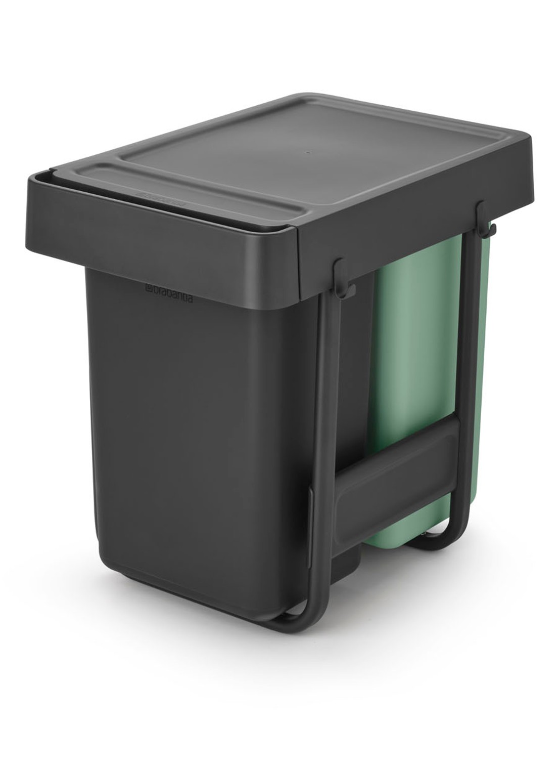 Brabantia Sort & Go inbouw prullenbak 2 x 15 liter - achterkant 8 multicolor
