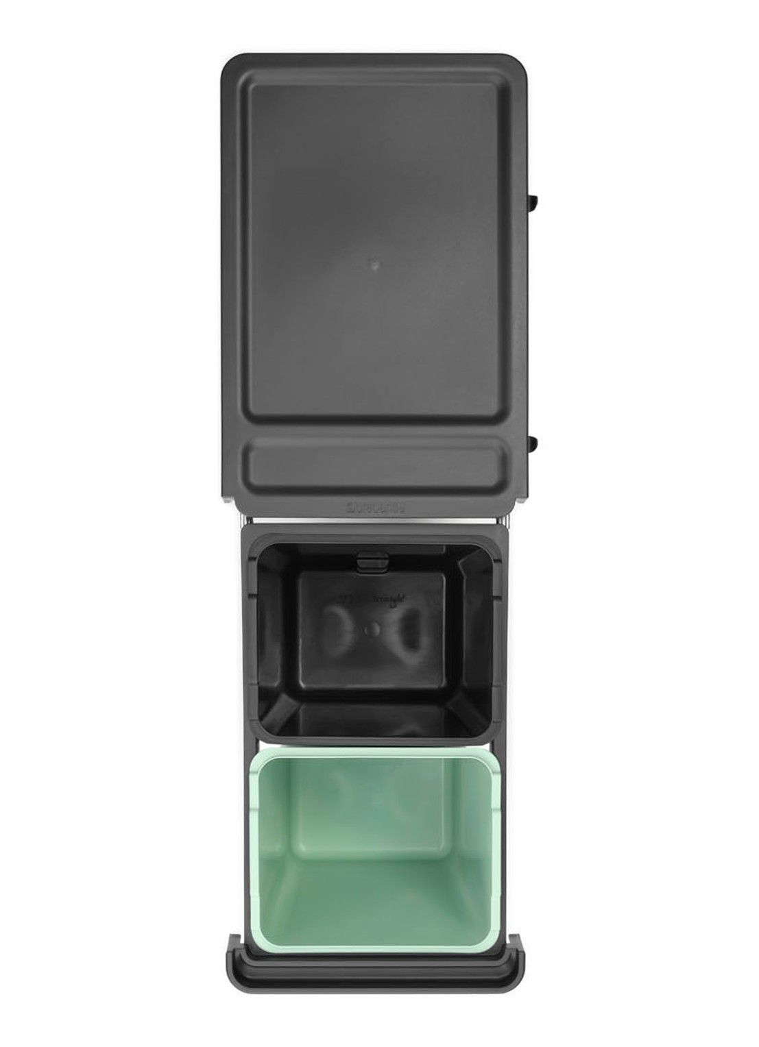 Brabantia Sort & Go inbouw prullenbak 2 x 15 liter - detail 3 multicolor