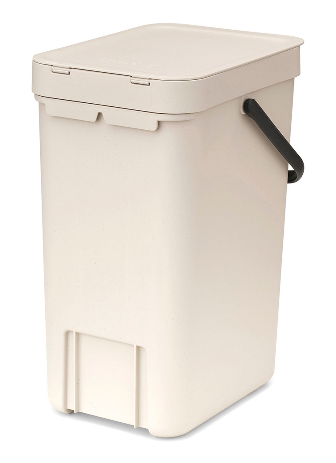 Brabantia Sort & Go prullenbak 12 liter - achterkant 3 beige
