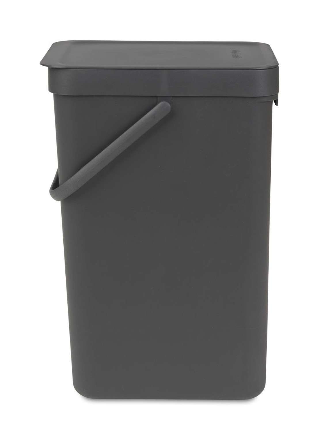 Brabantia Sort & Go prullenbak 16 liter - achterkant antraciet