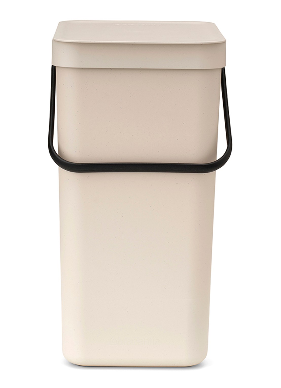 Brabantia Sort & Go prullenbak 16 liter - voorkant 6 beige