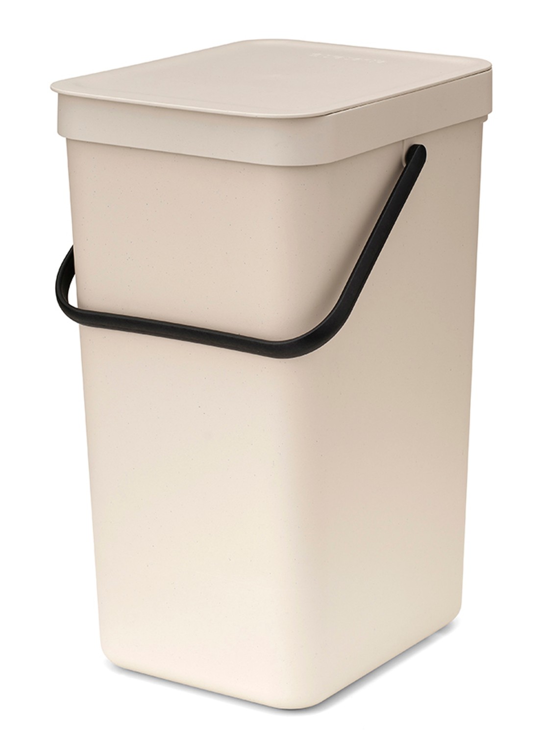 Brabantia Sort & Go prullenbak 16 liter - voorkant 7 beige