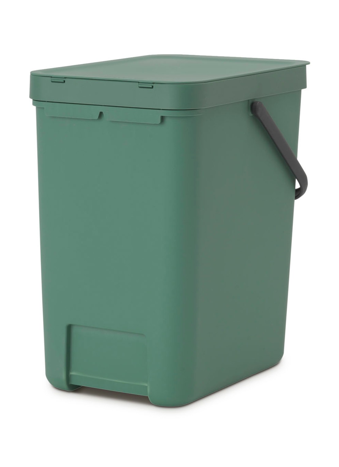 Brabantia Sort & Go prullenbak 25 liter - achterkant olijfgroen