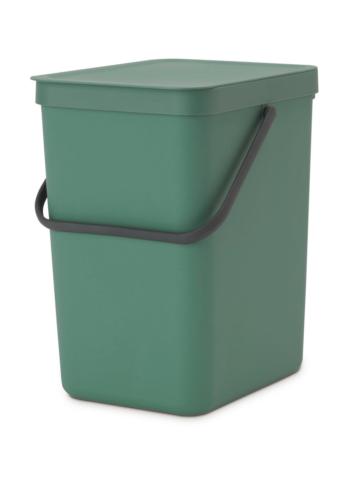 Brabantia Sort & Go prullenbak 25 liter - voorkant 3 olijfgroen