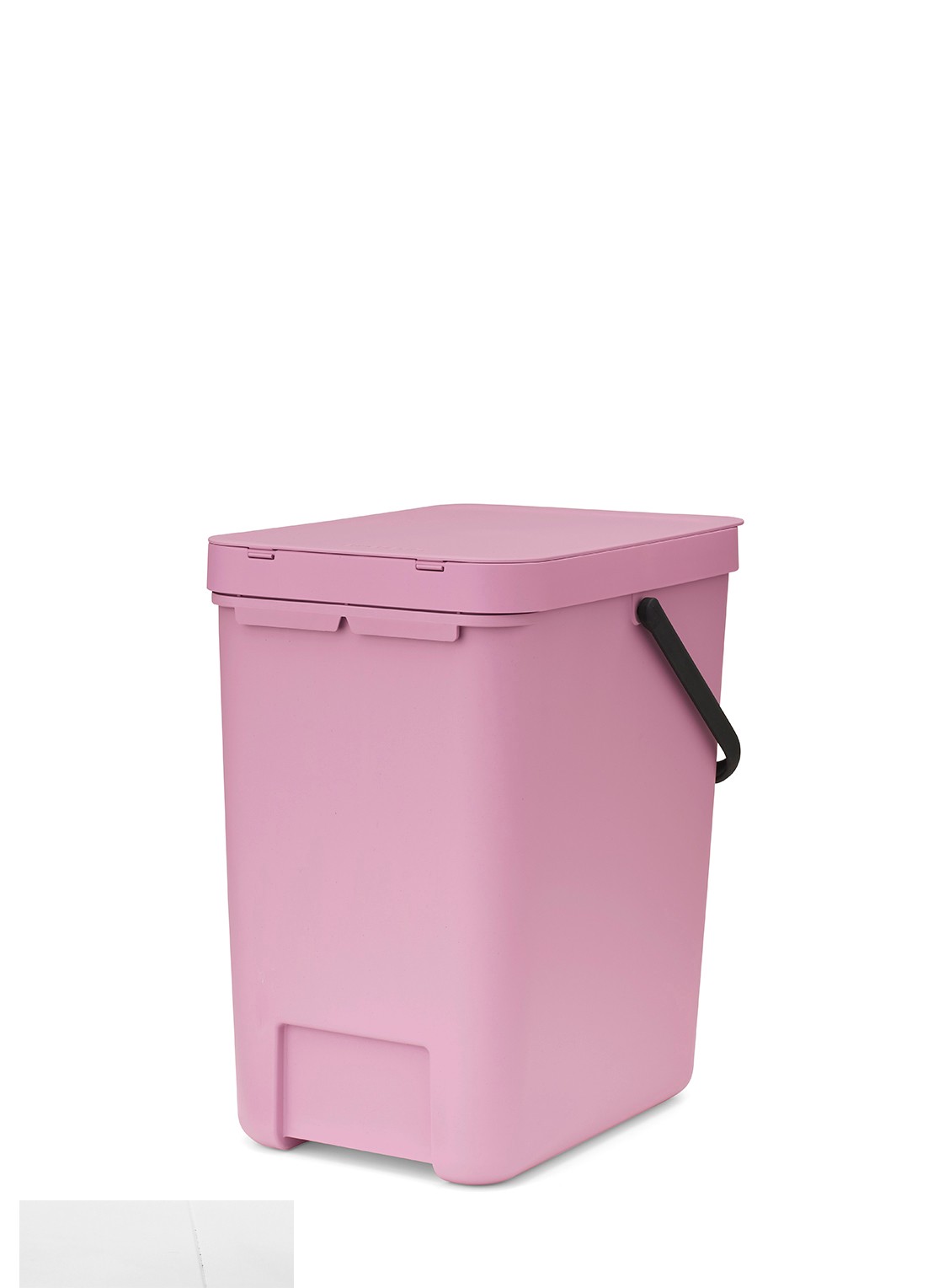 Brabantia Sort & Go prullenbak 25 liter - detail donkerroze
