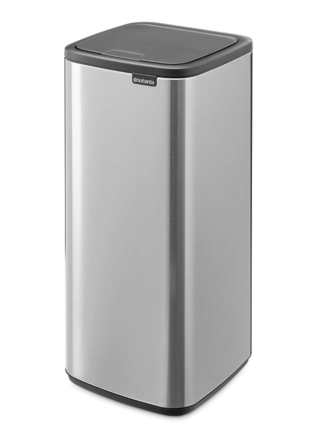 Brabantia Sort & Go prullenbak 3 liter - voorkant zilver