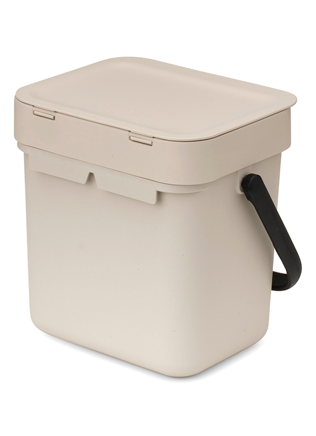 Brabantia Sort & Go prullenbak 3 liter - achterkant 3 beige