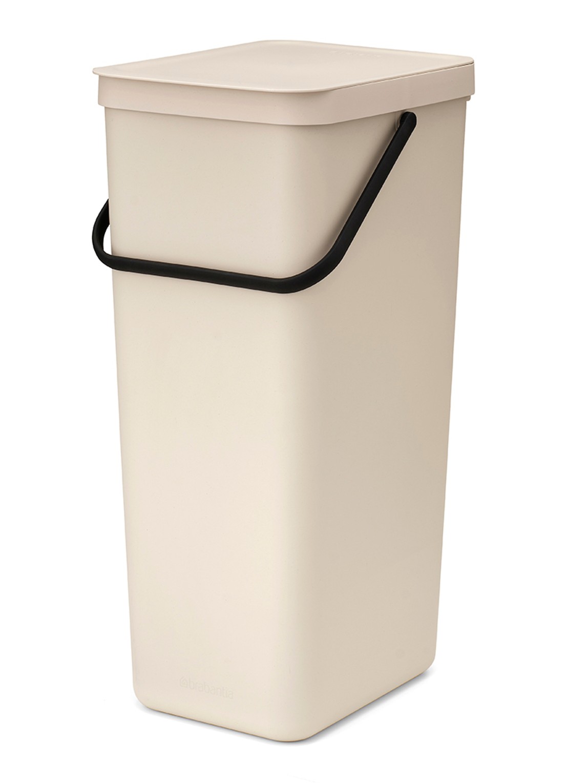 Brabantia Sort & Go prullenbak 40 liter - voorkant 7 beige