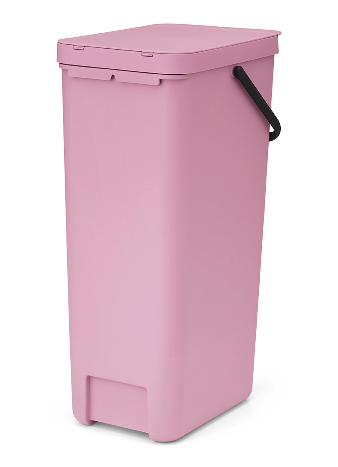 Brabantia Sort & Go prullenbak 40 liter - detail donkerroze