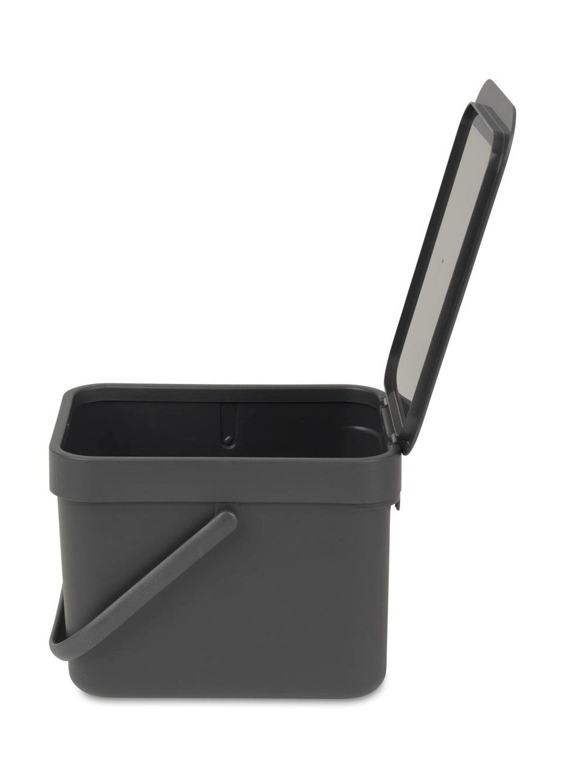 Brabantia Sort & Go prullenbak 6 liter - detail 5 antraciet