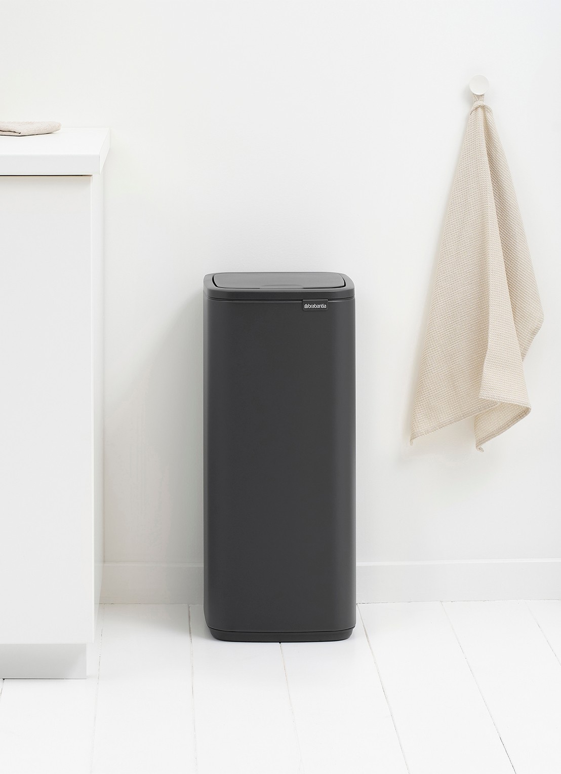 Brabantia Sort & Go prullenbak 6 liter - detail 5 grijs