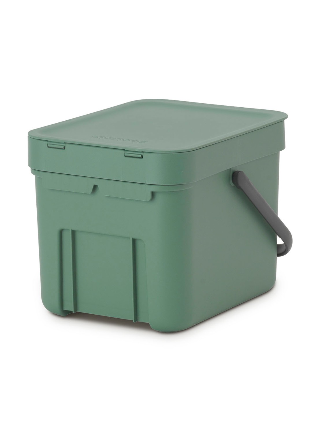 Brabantia Sort & Go prullenbak 6 liter - achterkant 7 olijfgroen