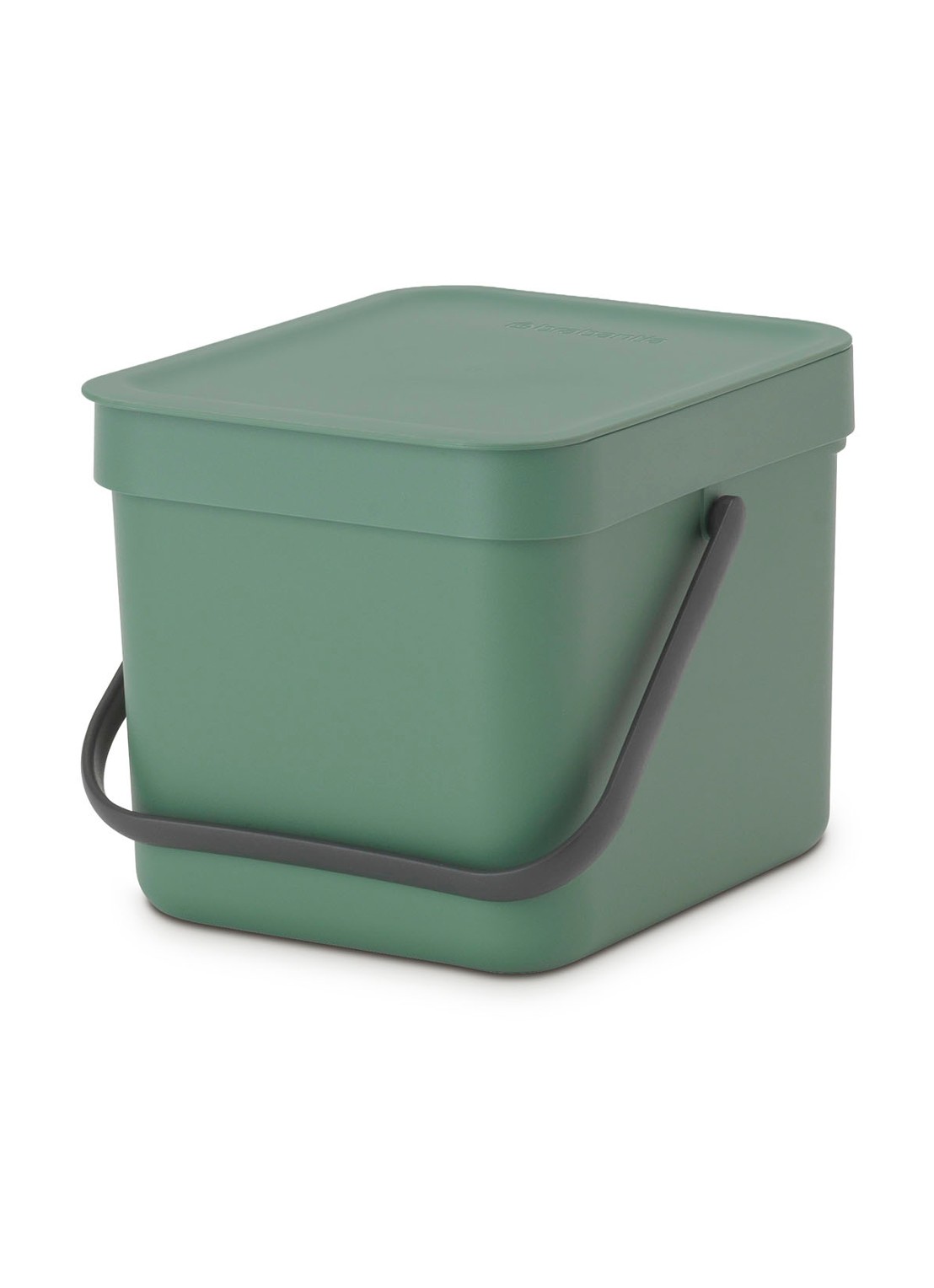 Brabantia Sort & Go prullenbak 6 liter - voorkant 6 olijfgroen