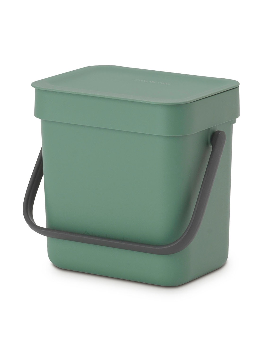 Brabantia Sort & Go prullenbak met hengsel 3 liter - voorkant 7 olijfgroen