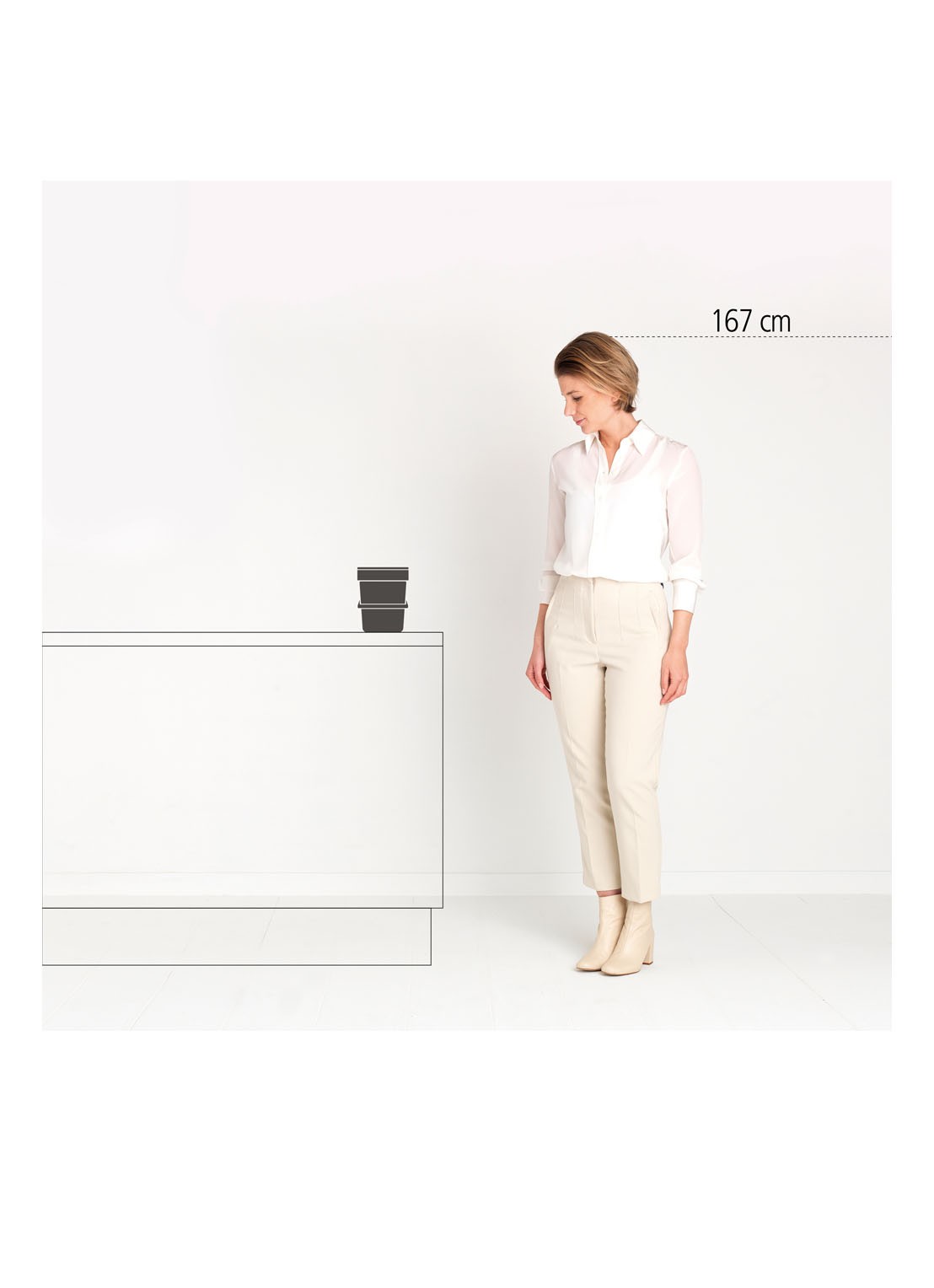 Brabantia Sort & Go prullenbak met hengsel 3 liter - detail 5 mint