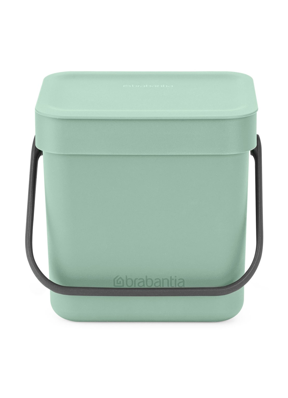 Brabantia Sort & Go prullenbak met hengsel 3 liter - voorkant 6 mint