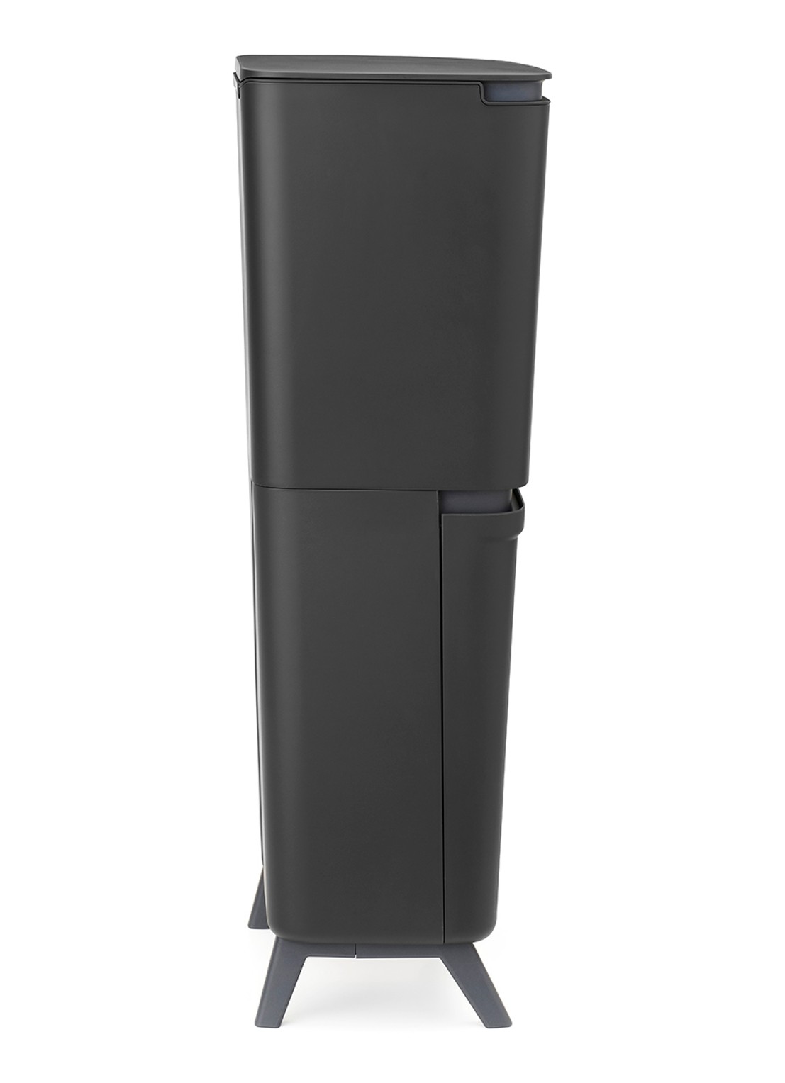 Brabantia SortUp prullenbak met deksel 45 liter - achterkant antraciet