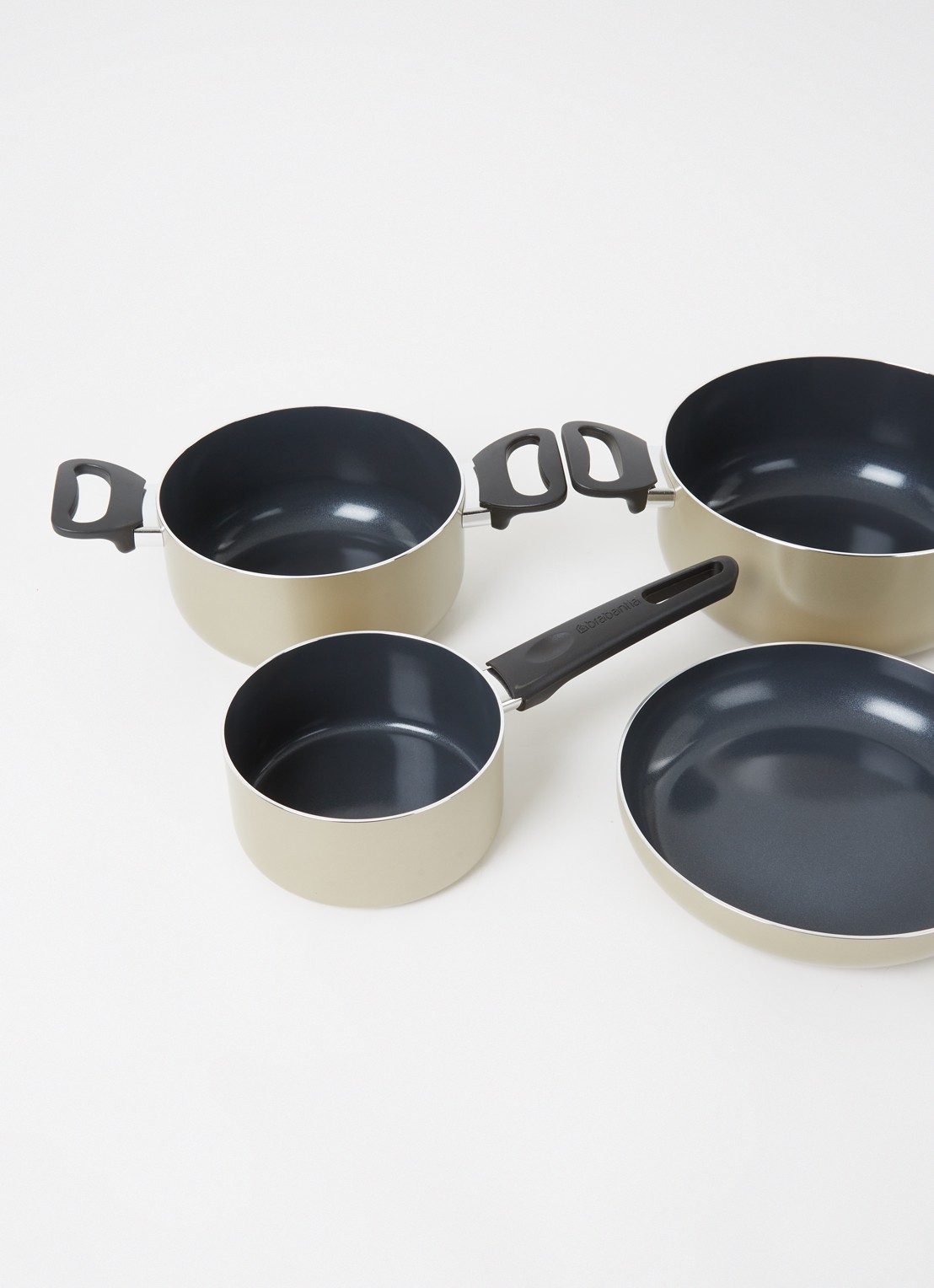 Brabantia Start 2 Cook pannenset 4-delig - detail goud