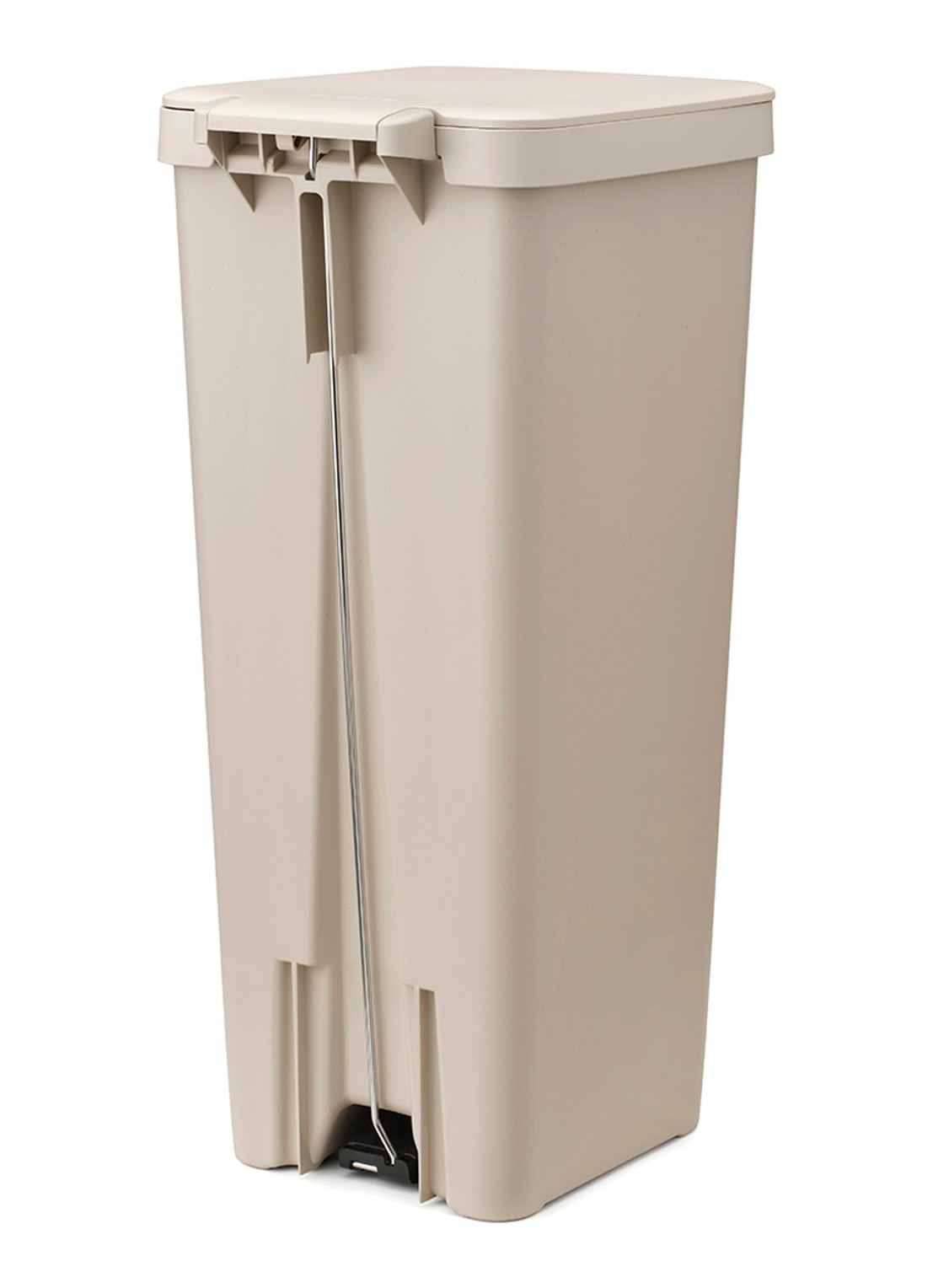 Brabantia StepUp pedaalemmer 40 liter - achterkant 8 beige