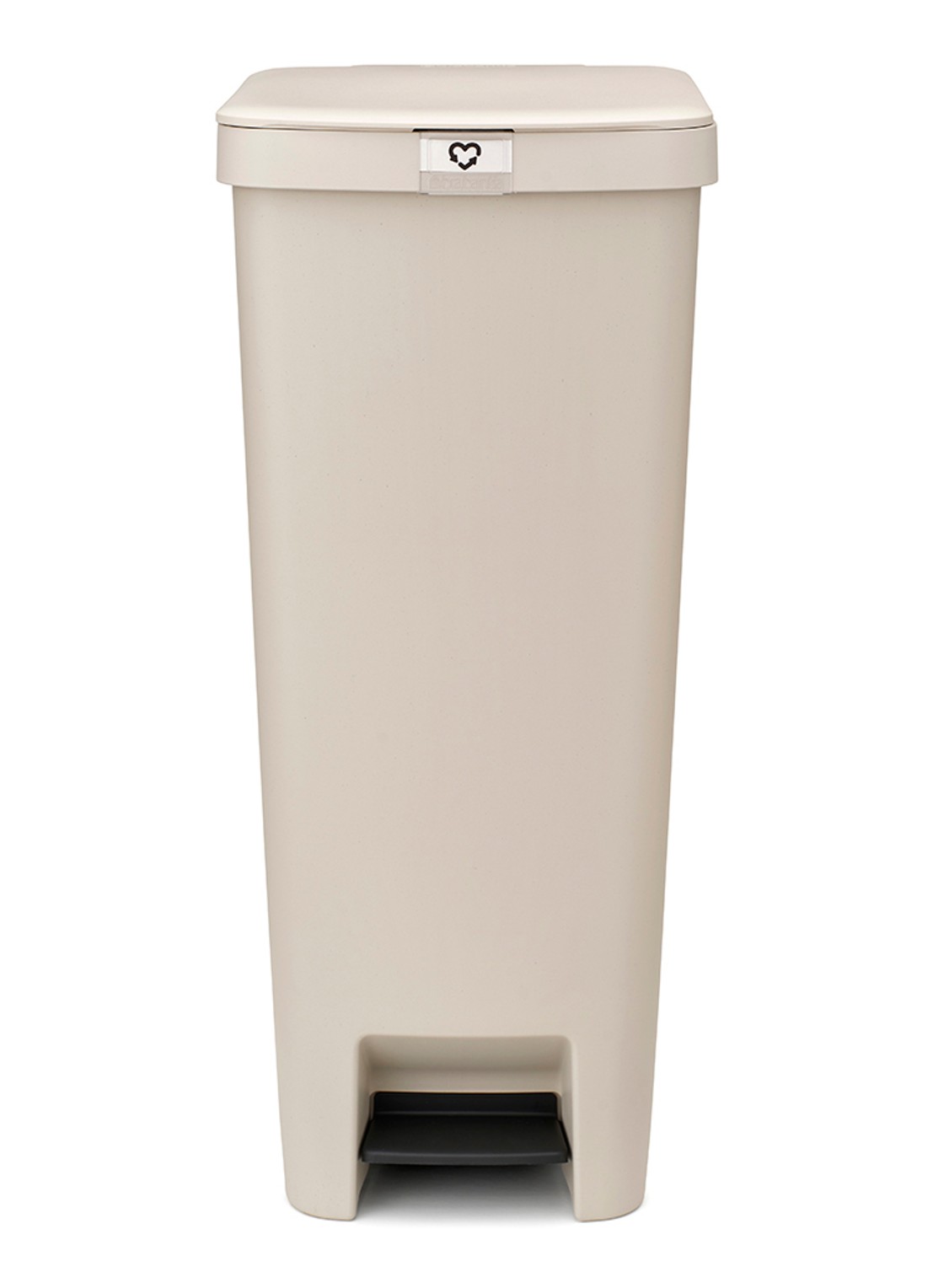 Brabantia StepUp pedaalemmer 40 liter - voorkant beige