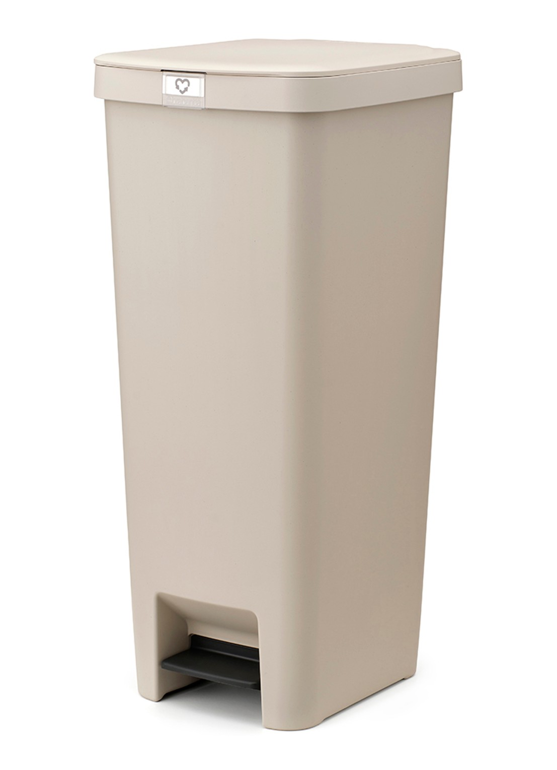 Brabantia StepUp pedaalemmer 40 liter - voorkant 2 beige