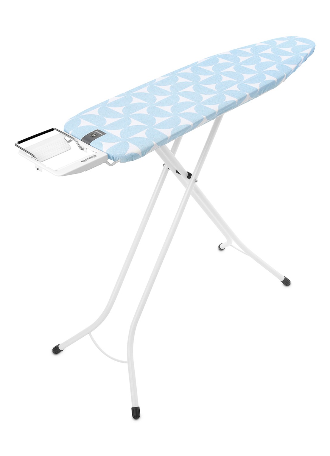 Brabantia Strijkplank A Fresh Breeze met strijkijzerhouder - voorkant 2 wit