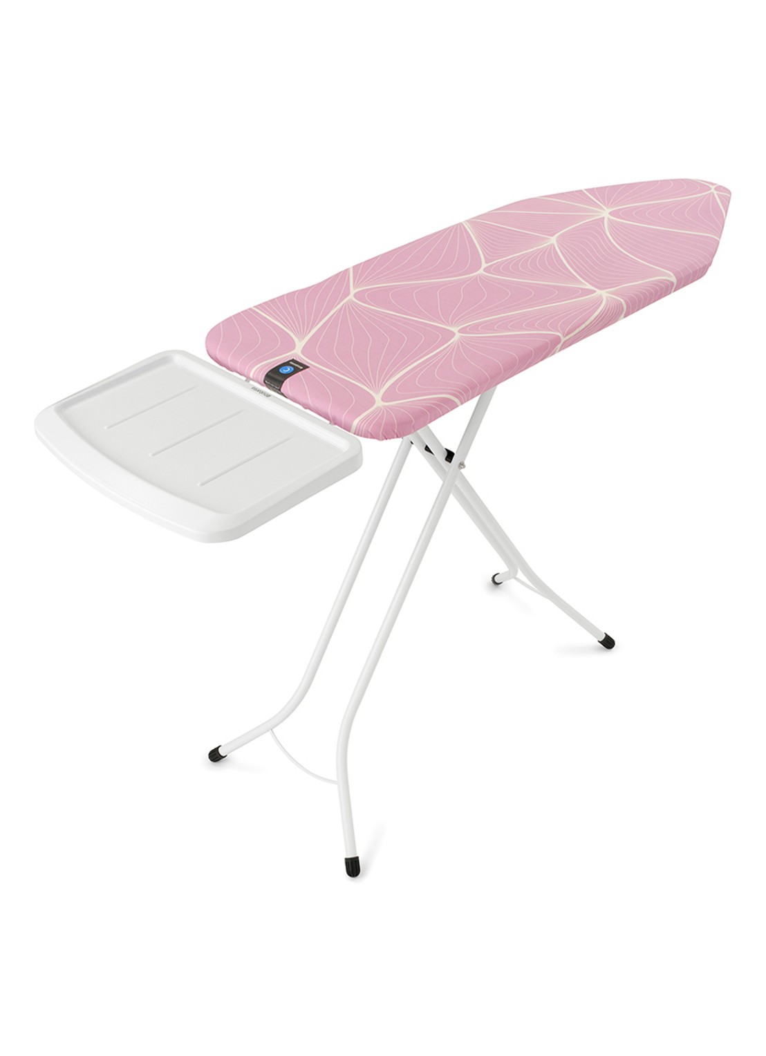 Brabantia Strijkplank C met stoomunithouder 124 x 45 cm - achterkant wit