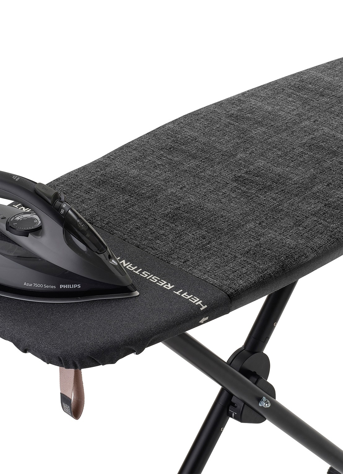 Brabantia Strijkplank en stoombord D 2 in 1 135 x 45 cm - detail 4 zwart