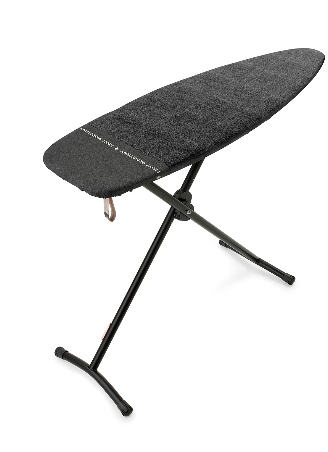Brabantia Strijkplank en stoombord D 2 in 1 135 x 45 cm - voorkant 3 zwart