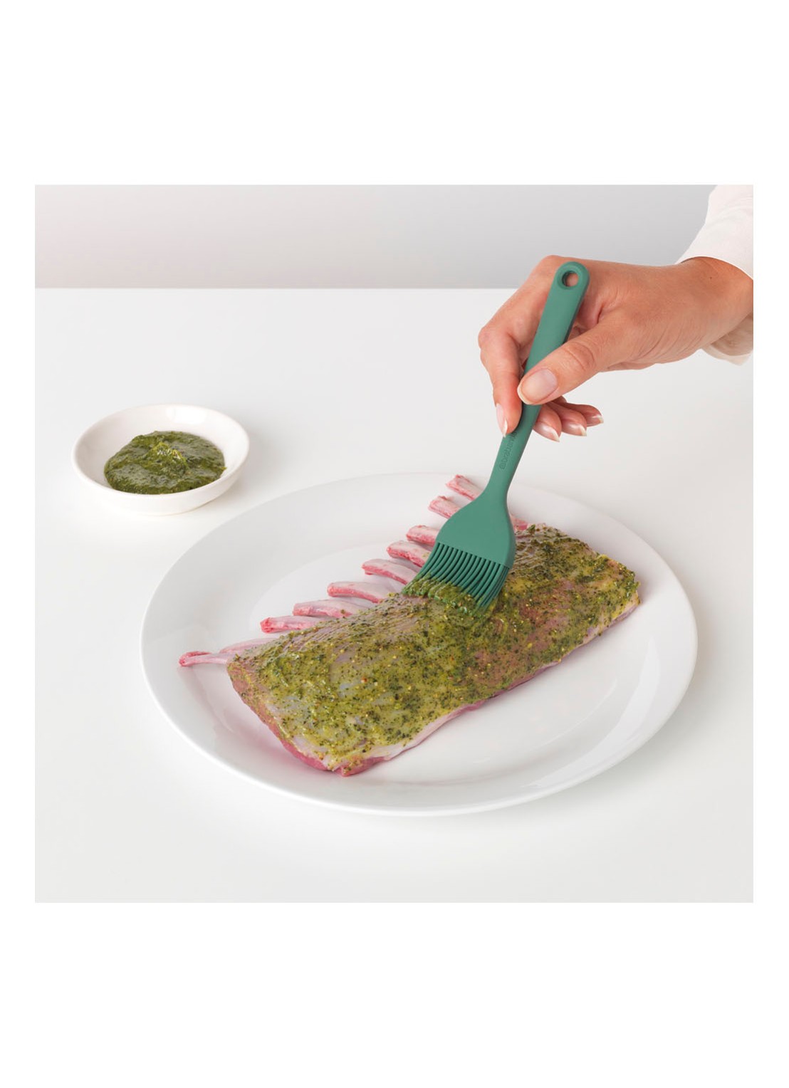 Brabantia TASTY+ bakkwast 17 cm - voorkant 2 flessengroen