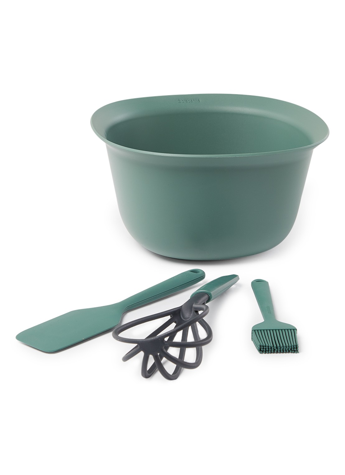 Brabantia TASTY+ bakset 4-delig - voorkant flessengroen