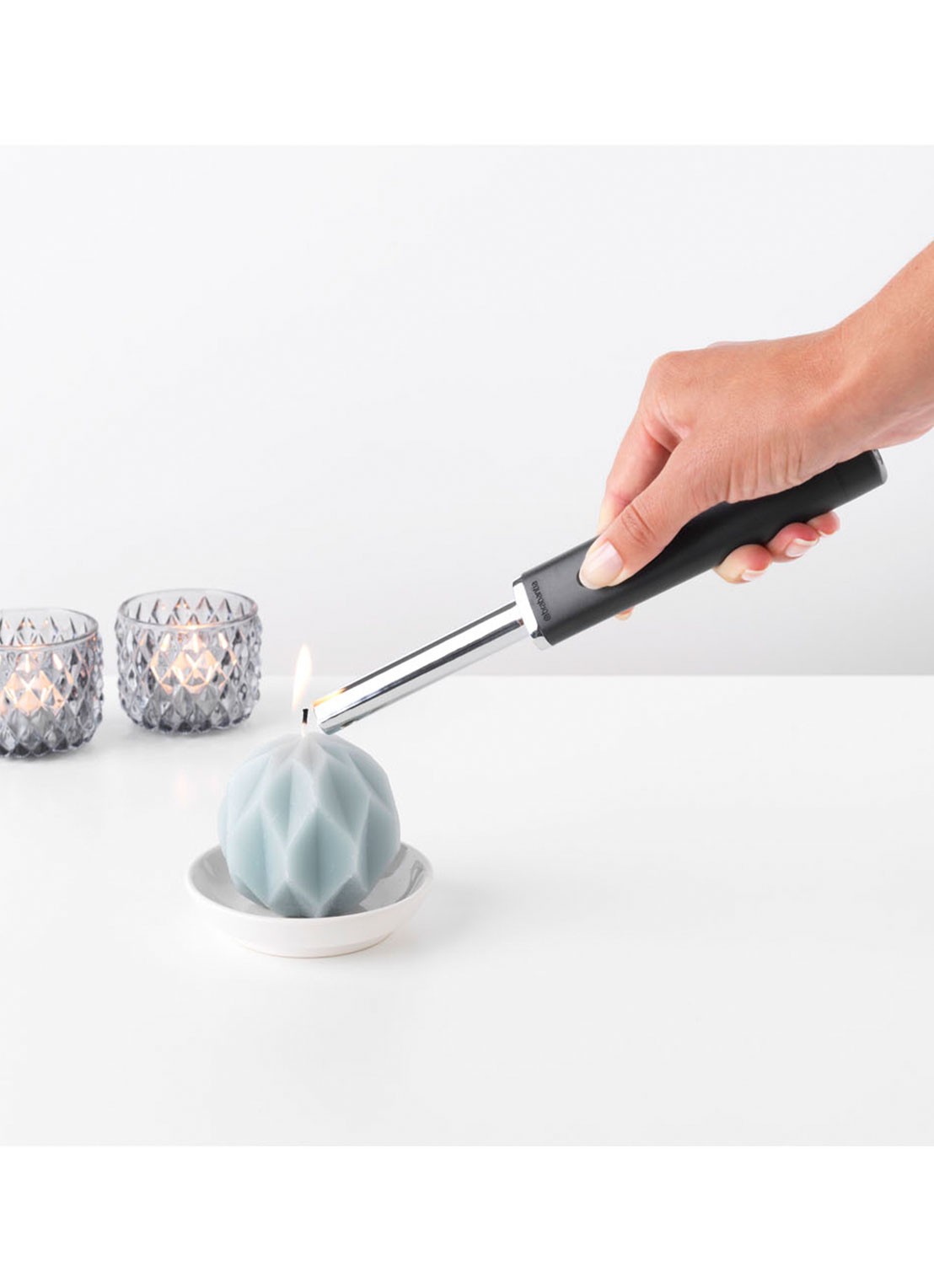 Brabantia Tasty+ gasaansteker  - voorkant 2 donkergrijs