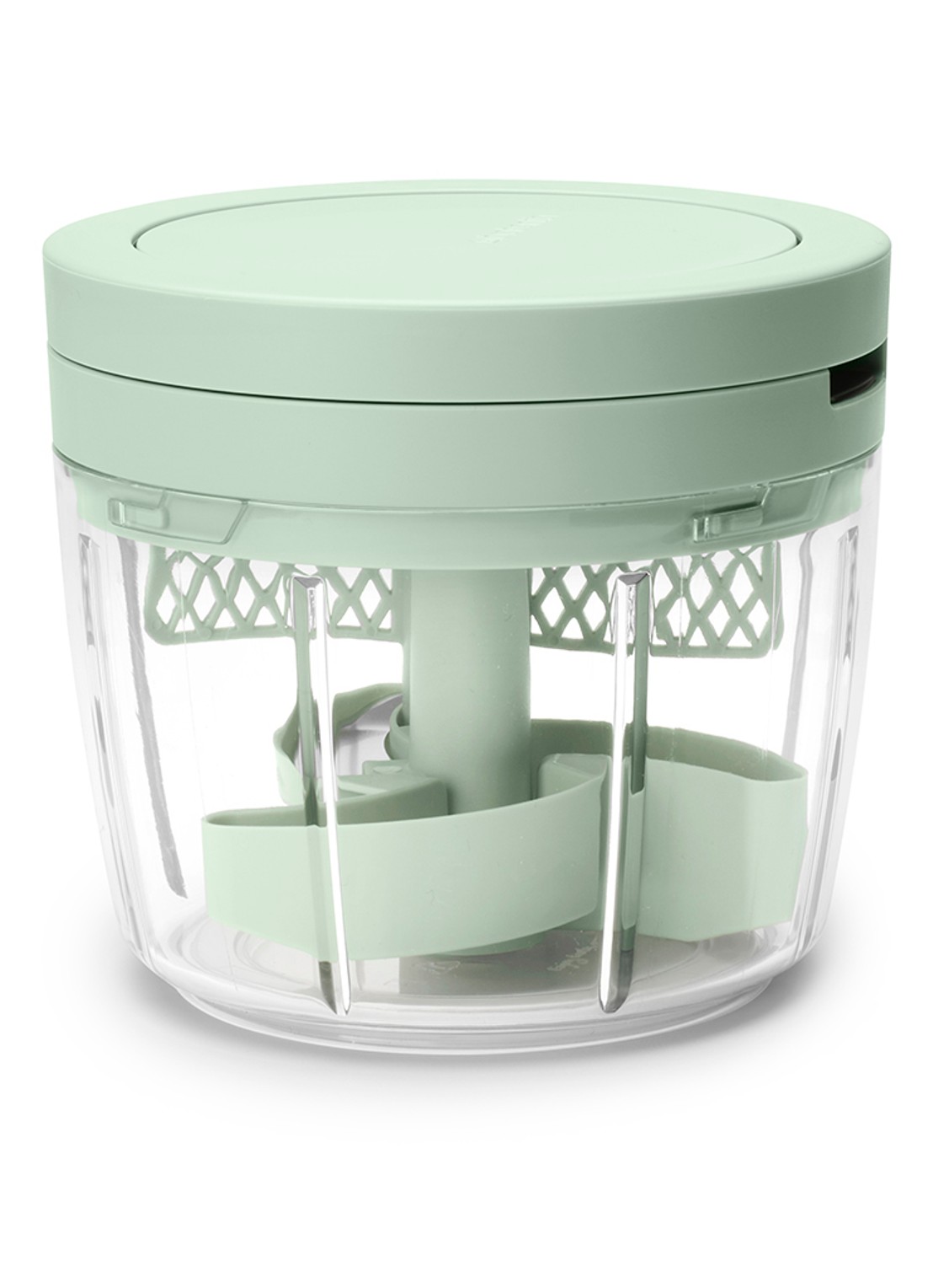 Brabantia  Tasty+ handmatige hakmolen 12 cm - voorkant 6 groen