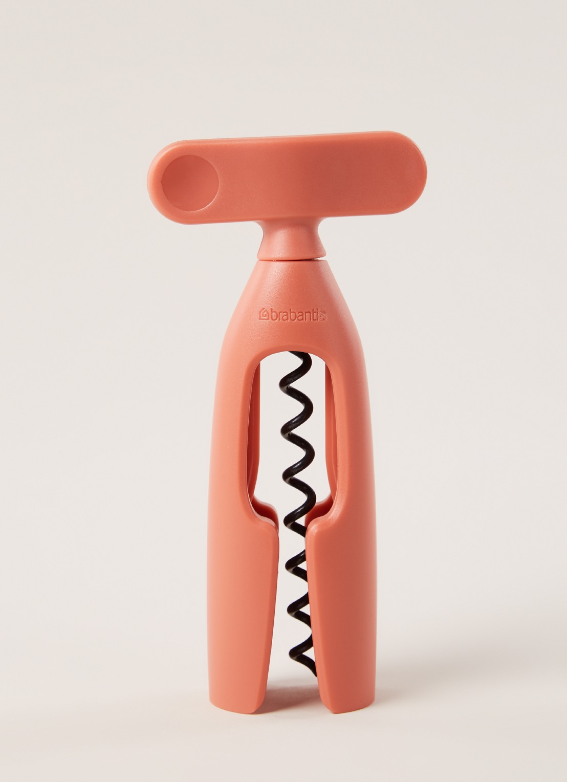 Brabantia TASTY+ kurkentrekker  - voorkant 2 koraalroze