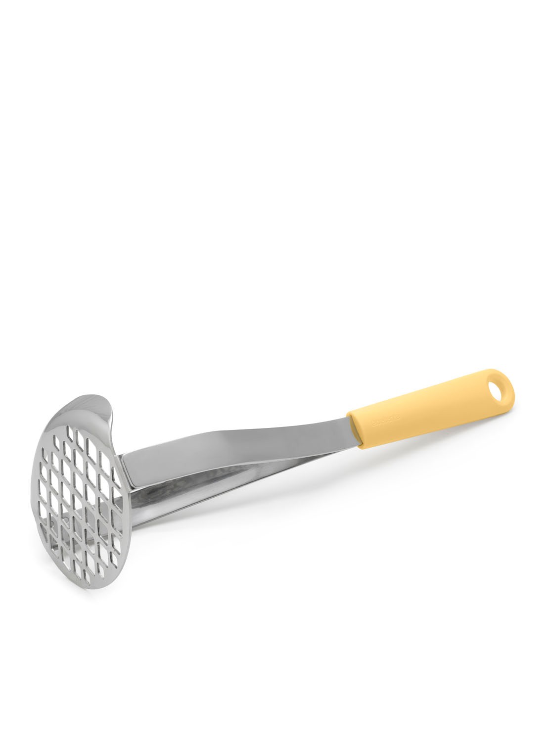 Brabantia Tasty+ pureestamper en lepel - achterkant 3 vanillegeel