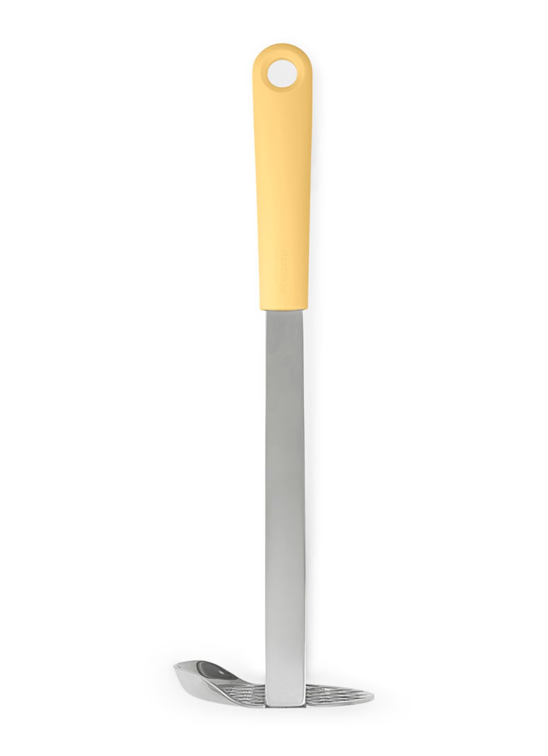 Brabantia Tasty+ pureestamper en lepel - voorkant 5 vanillegeel