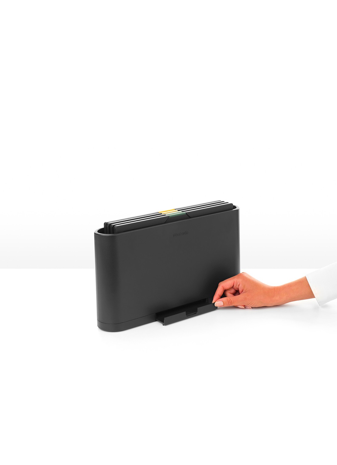 Brabantia  Tasty+ snijplank 22 x 36 cm met houder 4-delig - detail 4 grijs