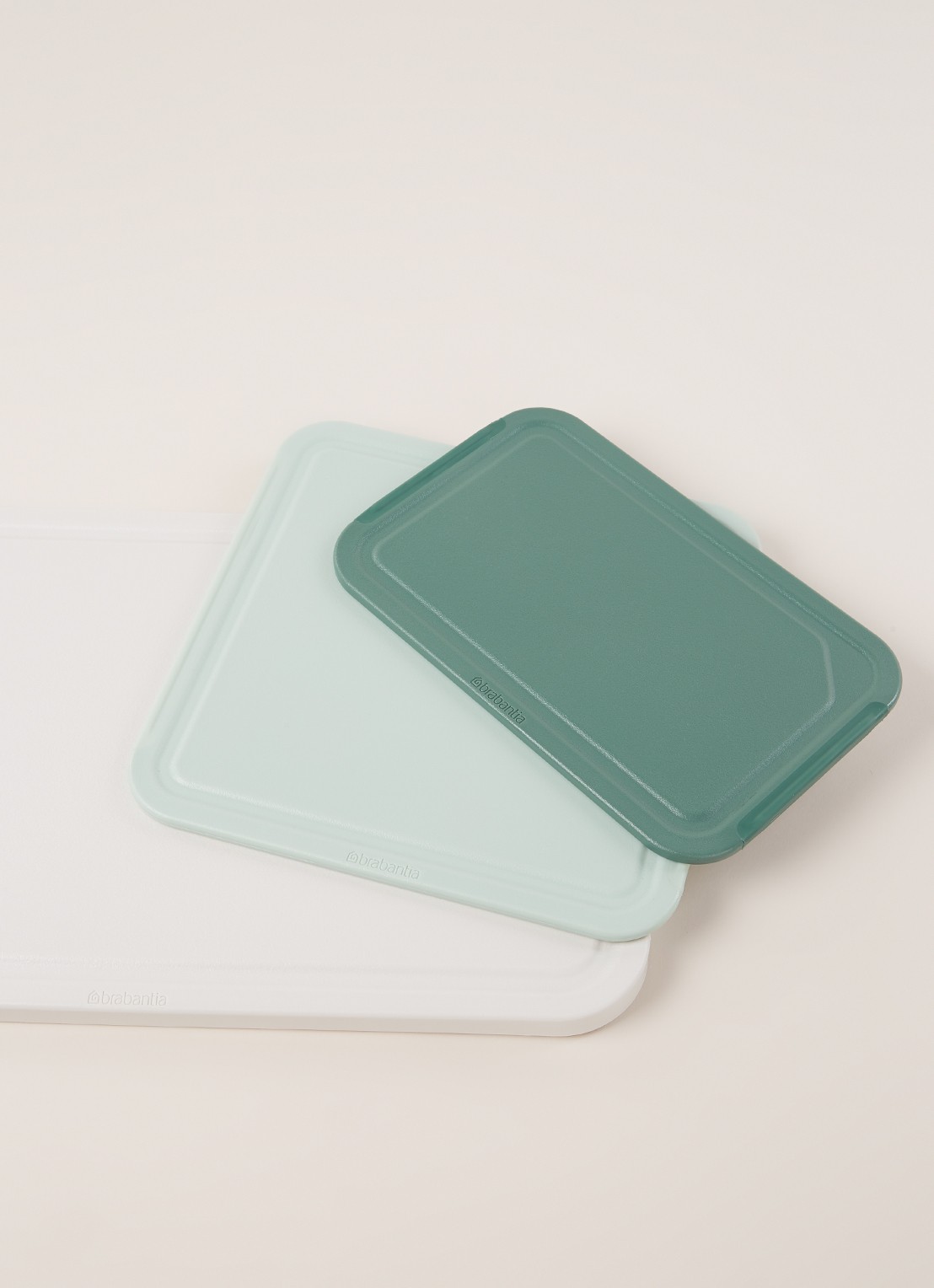 Brabantia TASTY+ snijplank set van 3 - detail multicolor