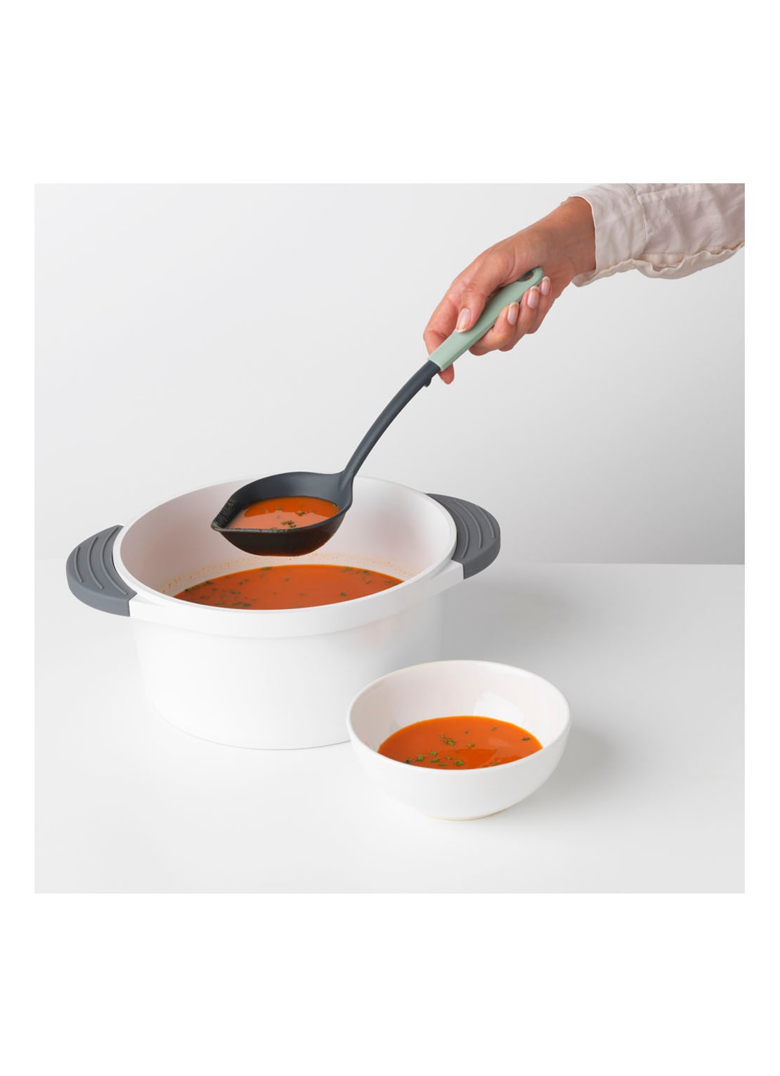 Brabantia TASTY+ soeplepel 33 cm - voorkant 2 mint