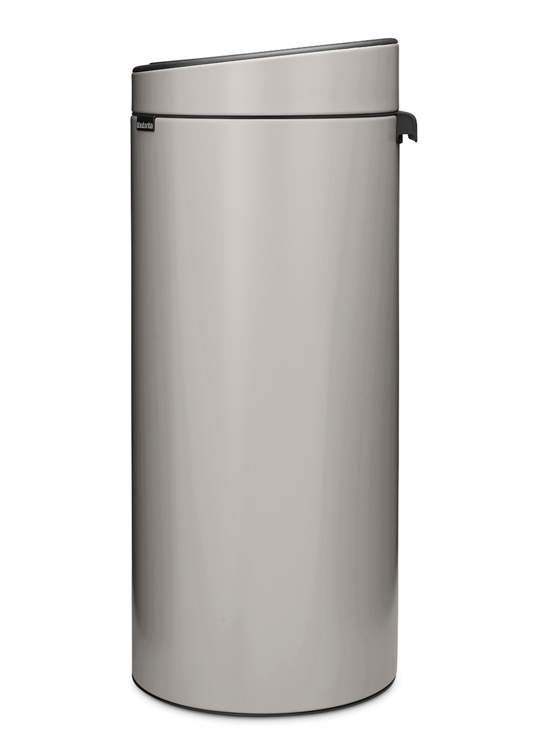 Brabantia Touch Bin prullenbak 30 liter - achterkant 8 middengrijs
