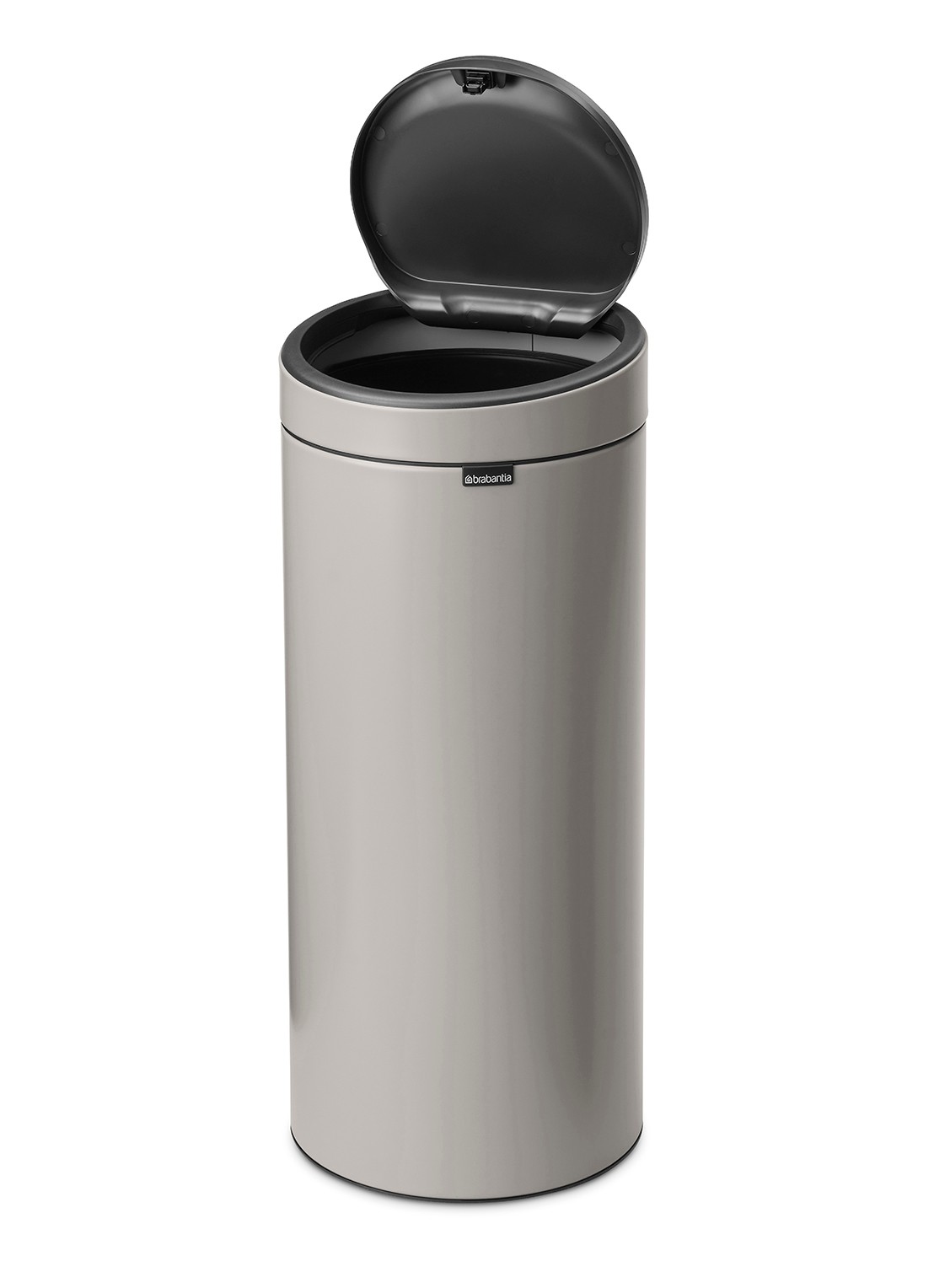 Brabantia Touch Bin prullenbak 30 liter - detail 2 middengrijs