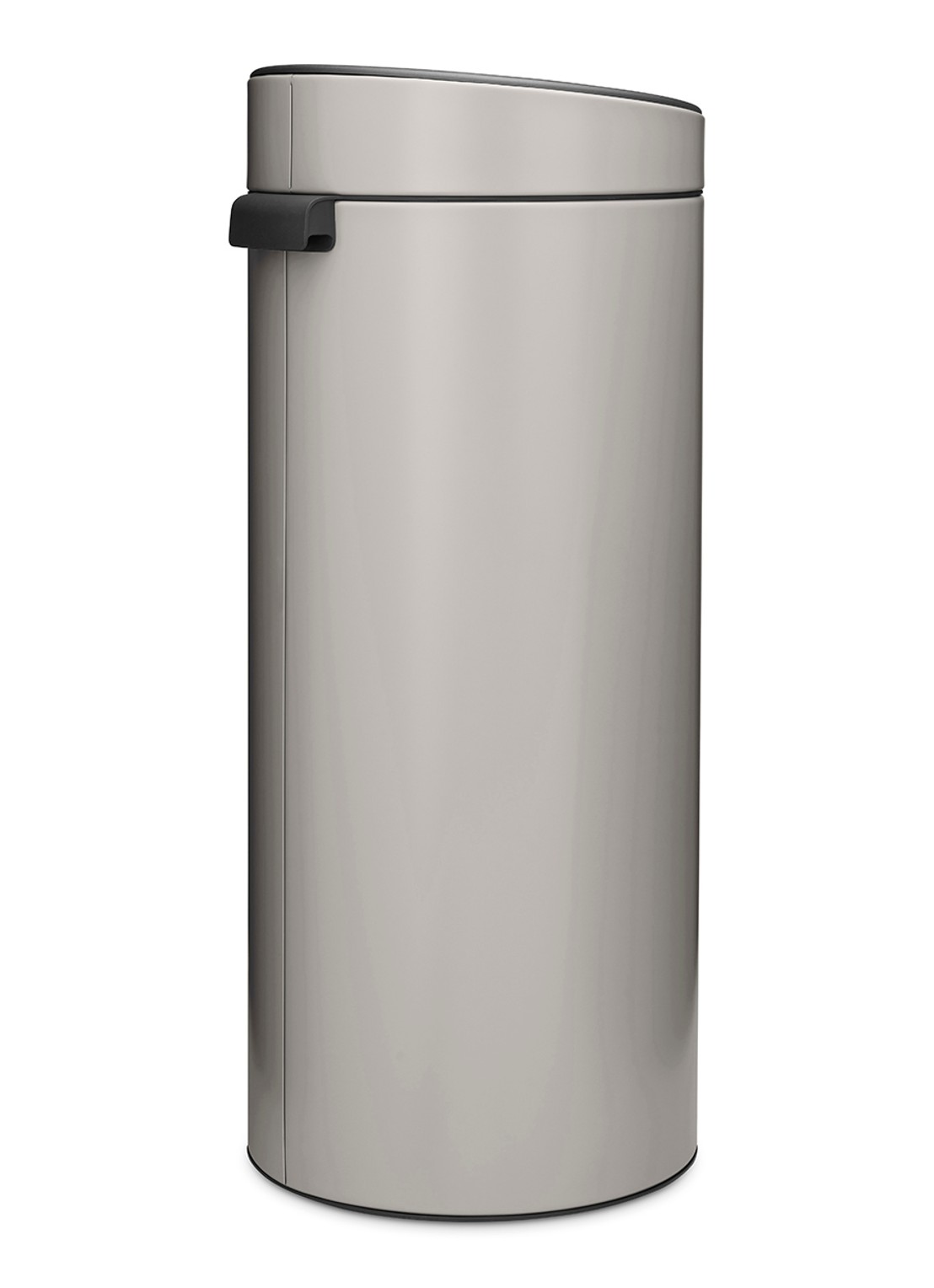 Brabantia Touch Bin prullenbak 30 liter - voorkant 7 middengrijs