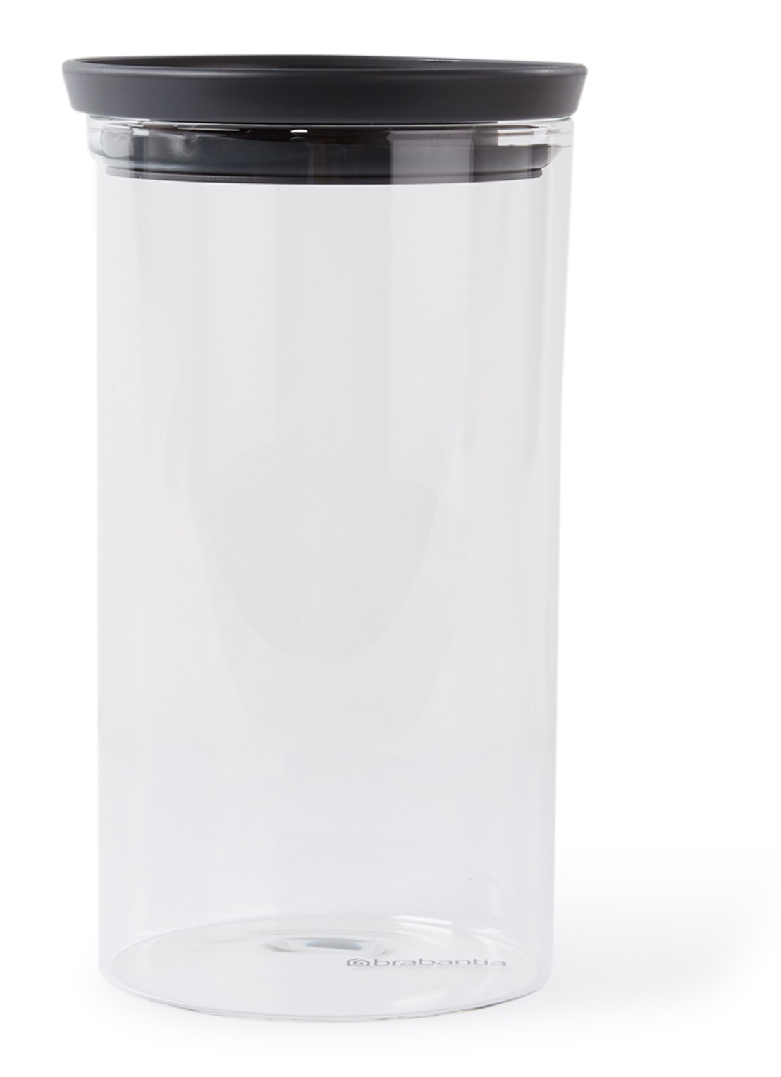 Brabantia Voorraadpot - voorkant 2 antraciet